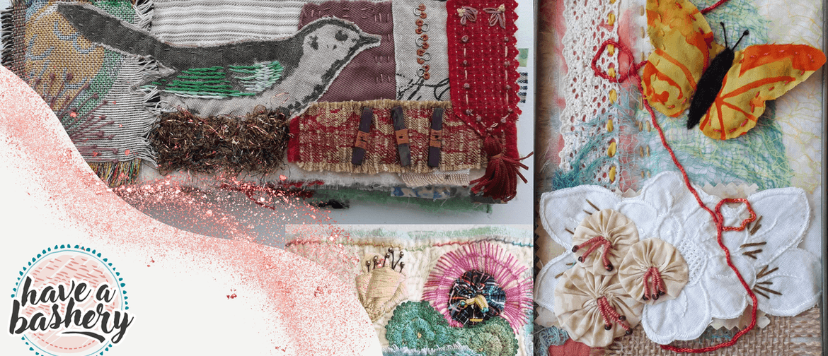 Slow stitching banner