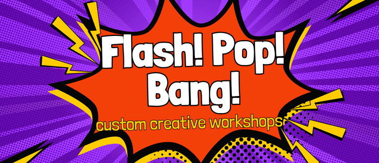 Flash! Pop! Bang! Custom Tote Bag
