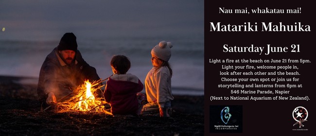 Matariki  Mahuika Beach Fires
