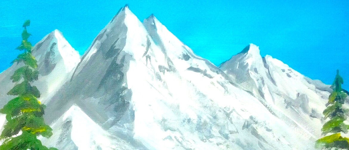 Paint and Wine Night - Bob Ross' Snowy Mountains: CANCELLED
