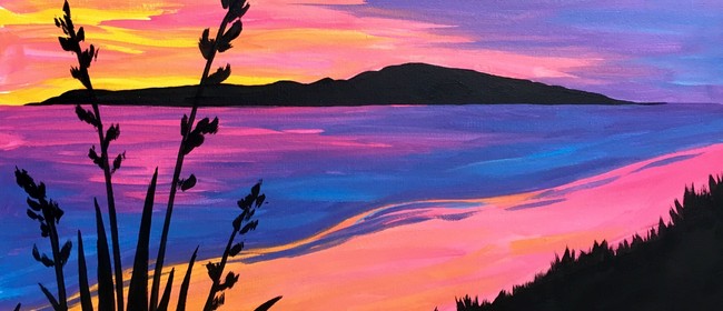 Paint and Wine Night - Sunset at the Beach
