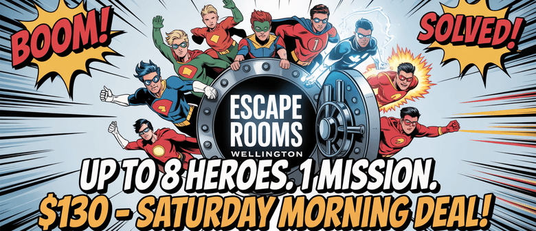 Escape Rooms Wellington Saturday Morning Special Deal