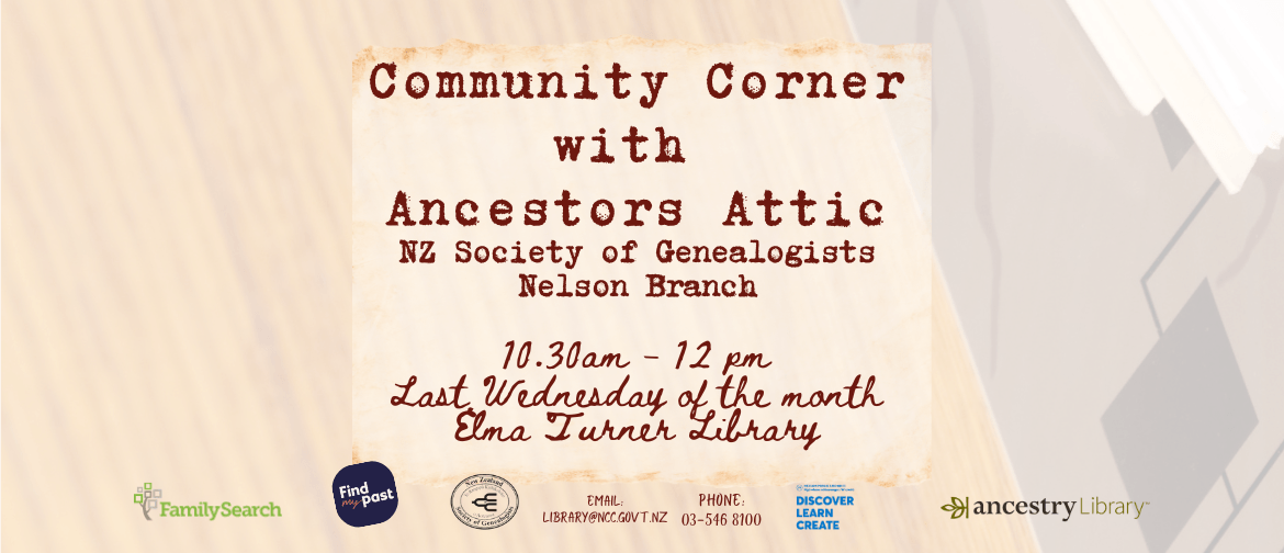 Community Corner with Ancestors Attic