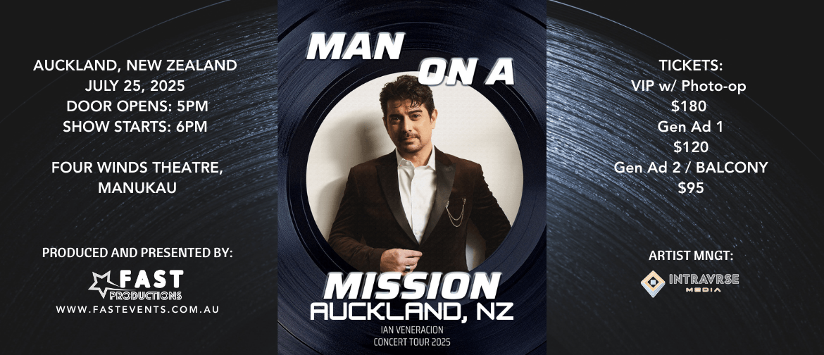 Man On A Mission: Ian Veneracion Live in Auckland 2025 Man On A Mission: Ian Veneracion Live in Auckland 2025