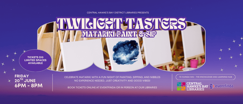 Twilight Tasters - Matariki Paint & Sip