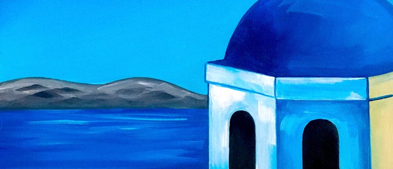 Paint and Wine Night - Santorini