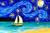 Paint and Wine Night - Sail a Starry Night
