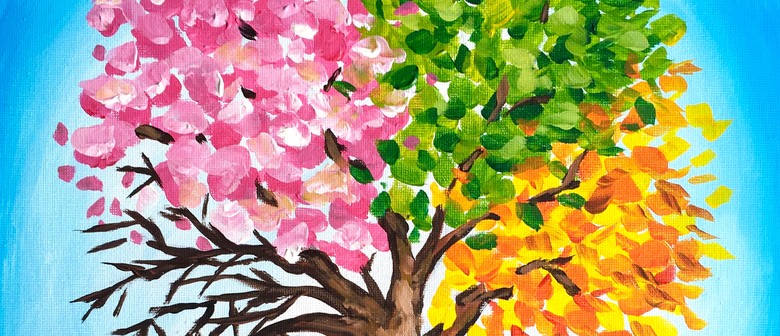 Paint and Wine Night - Four Seasons Tree