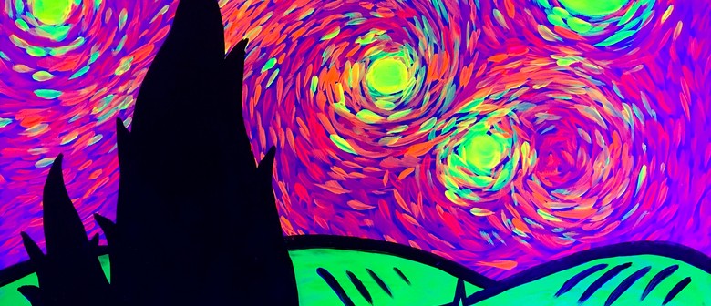 Glow in the Dark Paint Party: A Glowy Night