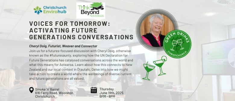 Green Drinks: Voices for Tomorrow
