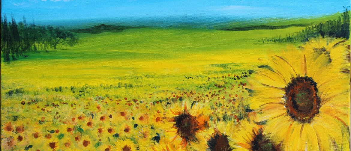 Sip & Paint with Free Welcome Drink - Sunflower Fields Sip & Paint with Free Welcome Drink - Sunflower Fields