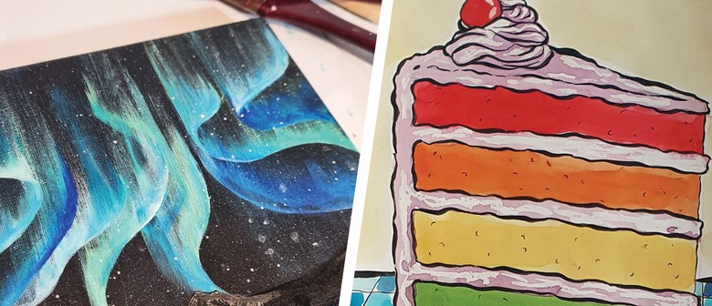 Full Day Combo: Light Up Your Canvas & a Taste of Rainbow