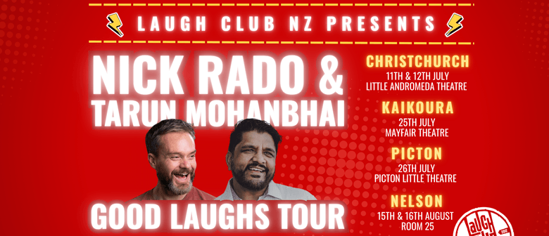 Nick Rado & Tarun Mohanbhai Good Laughs Tour - Clean Stand-Up Comedy