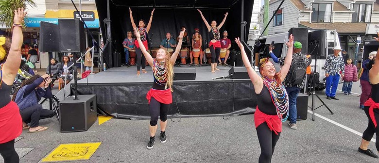 West African Inspired Beginner Dance Class with Live Drumming