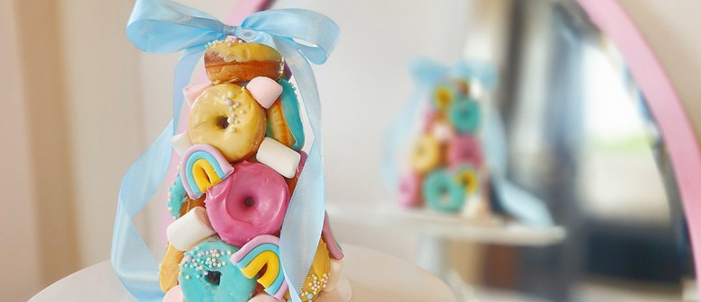 Tasty Technicolour Donut Tower