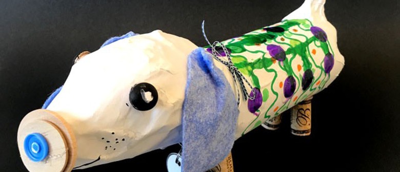 Hot Sausage Dogs - Paper Mache