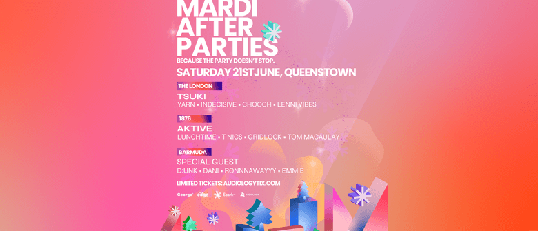 Queenstown Mardi Gras 2025 - Afterparties
