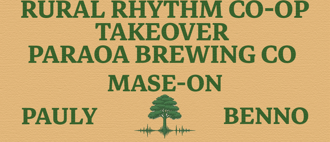 Rural Rhythm Co‑op Takeover at Parāoa Brewing