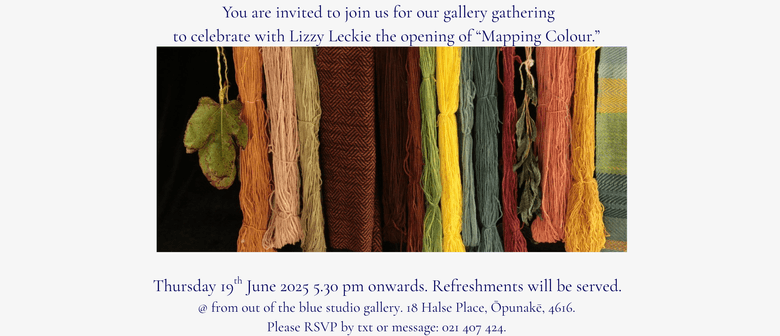 Opening Artist Talk - Lizzy Leckie - Mapping Colour