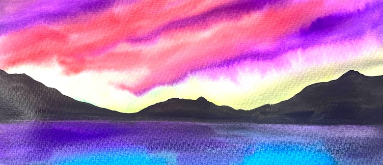 Watercolour and Wine Night - Aurora Skies: CANCELLED