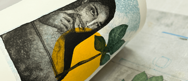 Tetrapak prints with Chine Collé