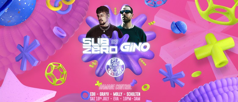 Gino, Sub Zero & El Pablo (UK) With Damage Control