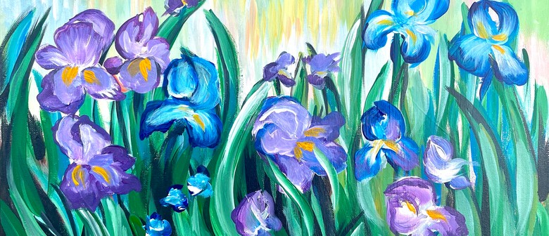 Paint and Wine Night - Van Gogh's Iris Flowers