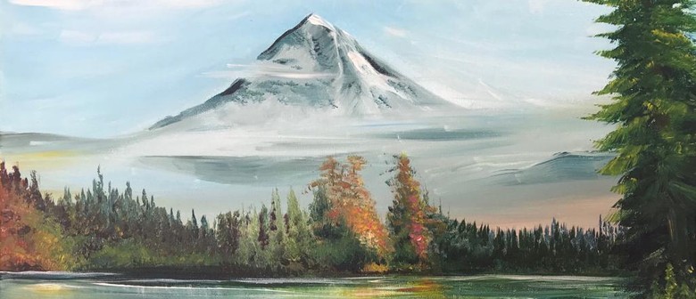 Sip & Paint - Bob Ross Mountain & Lake