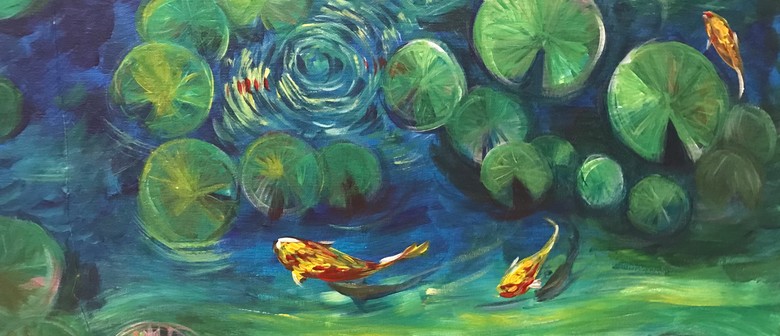 Sip & Paint: Water Lilies & Koi