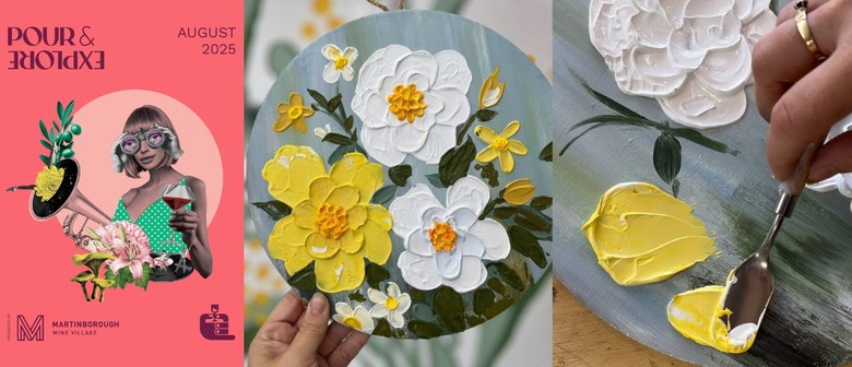 Almost Spring – Textured Floral Painting