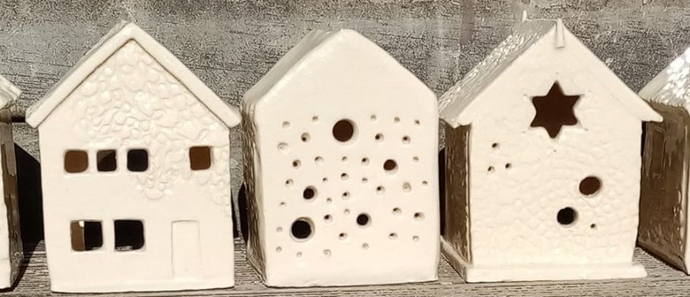 House Candle Holder Clay Workshop