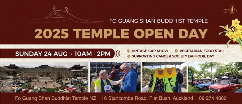 Temple Open Day - Vintage Car Show to Support Cancer Society