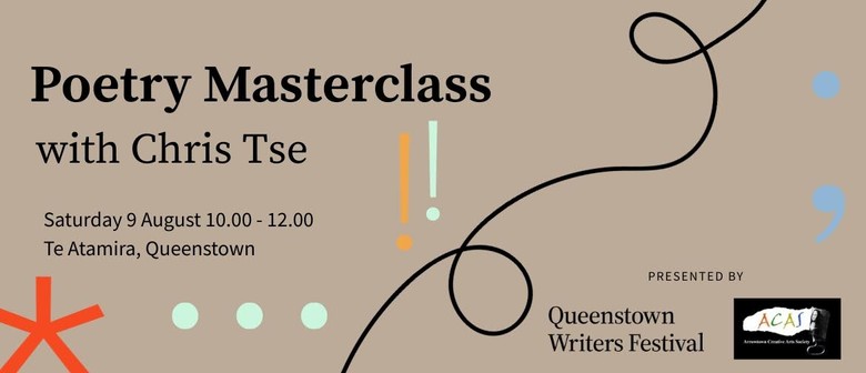 Poetry Masterclass with Chris Tse