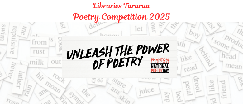 Libraries Tararua Poetry Competition