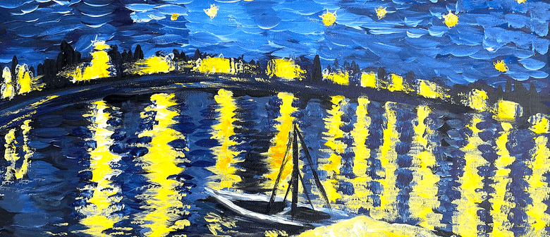 Paint and Wine Night - Starry Night on the Rhone