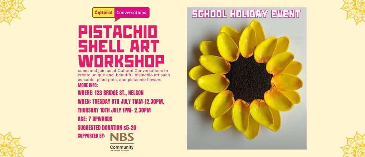 Pistachio Shell Art Workshop