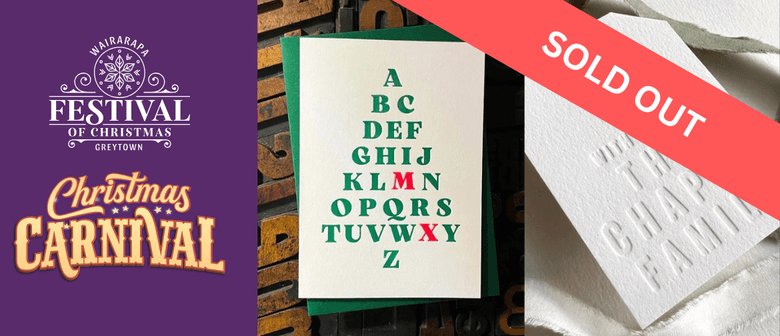 Letterpress Christmas Workshop