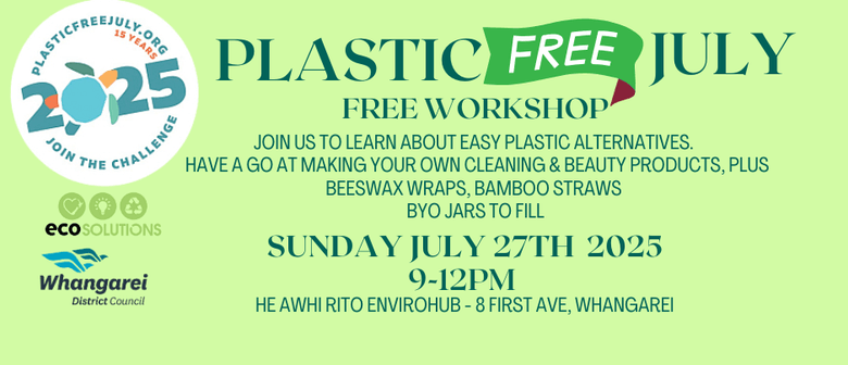 Plastic Free July Free Workshop