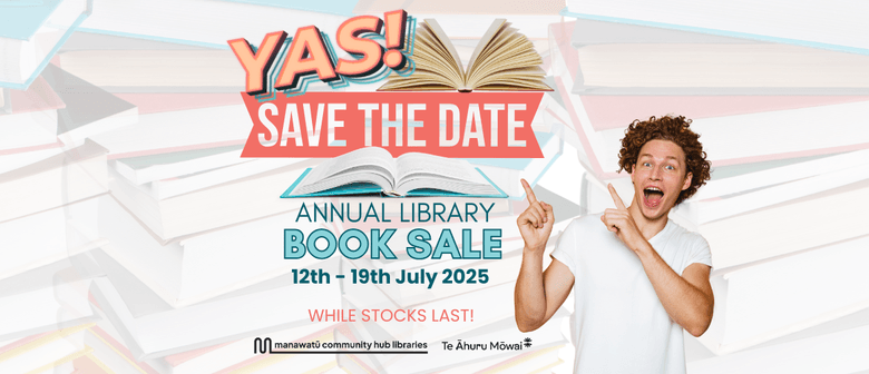 Manawatū Community Hub Libraries Annual Library Book Sale