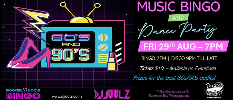 Boogie Oogie Bingo - The 80s/90s Edition!