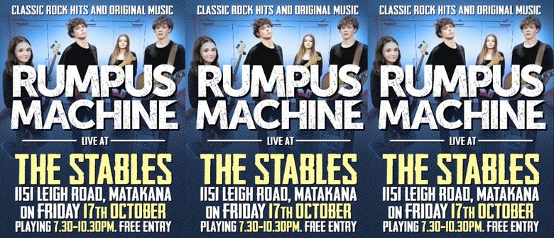 Rumpus Machine Live at The Stables Matakana