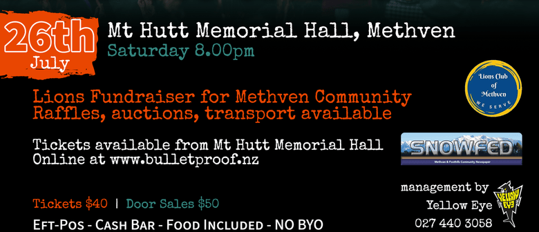 Methven Dead Rockers Ball Edition 25 Fundraiser