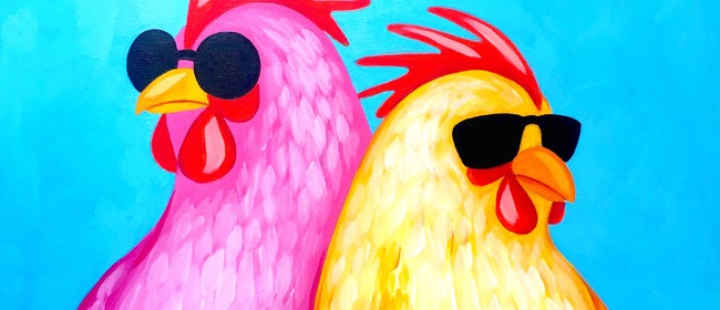 Paint and Wine Night in Havelock North - Cluckin