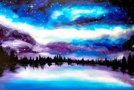 Paint and Wine Night in Palmy - Lost in Space