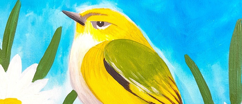 Paint and Wine Night in Nelson - Rock Wren