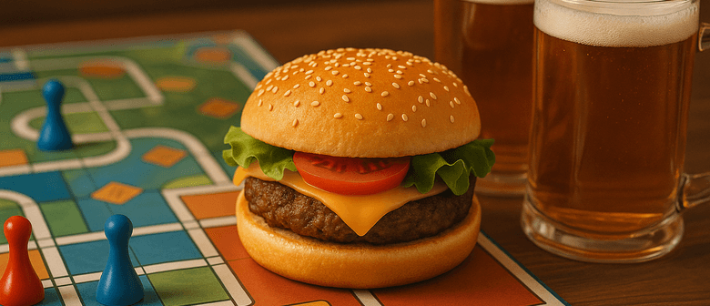 Board Games, Burgers & Beers