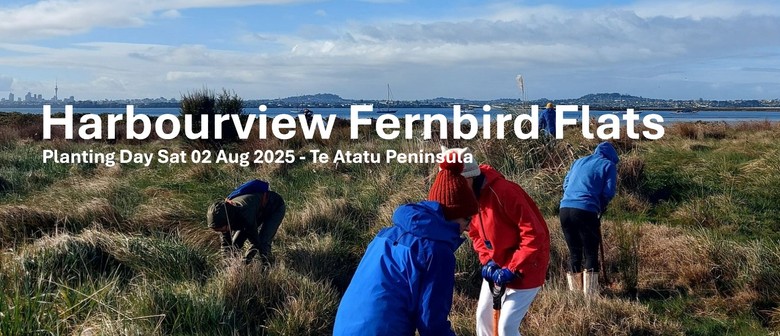 Harbourview Fernbird Flats Planting - Aug 2025