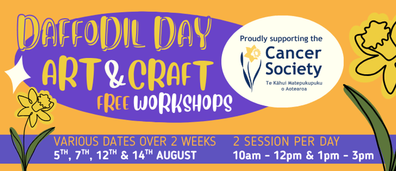Daffodil Day Art & Craft Free Workshops