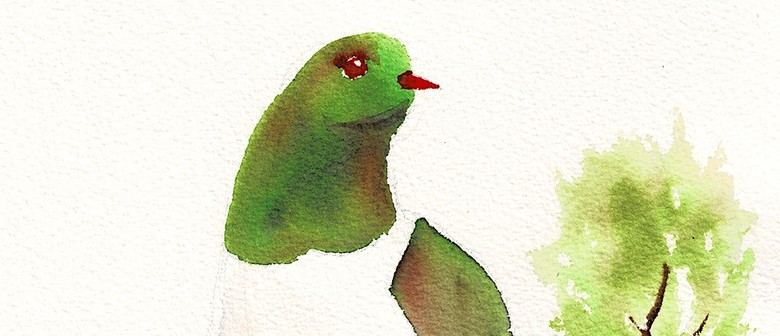 Watercolour and Wine Night in Dunedin - Kererū