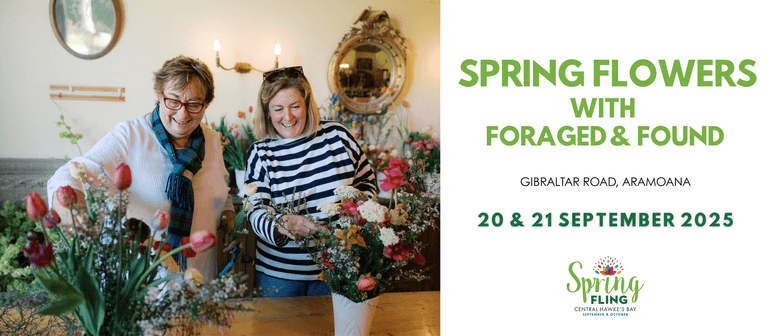Spring Flowers with Foraged and Found 
